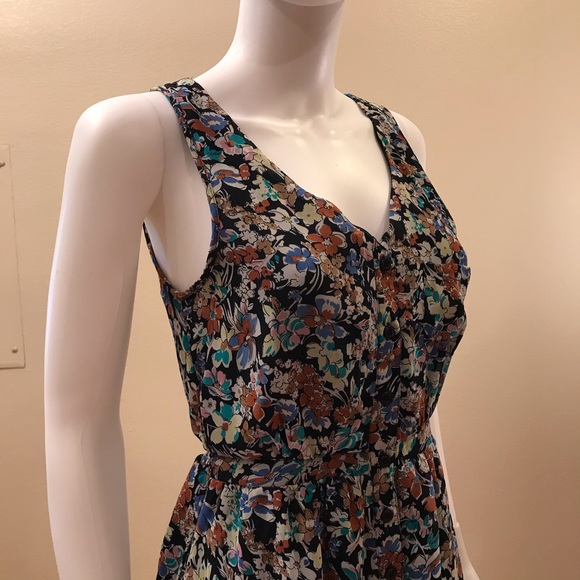 Cotton On Sleeveless Floral Dress High Low Hemline - Picture 2 of 15